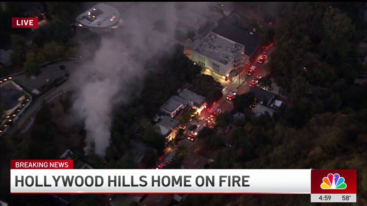 One person found dead in Hollywood Hills house fire – NBC Los Angeles