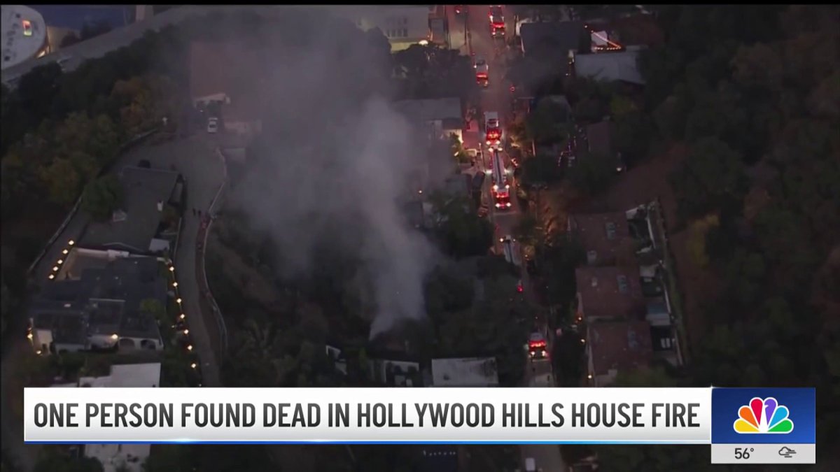 Man found dead in Hollywood Hills house fire – NBC Los Angeles