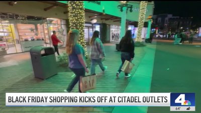 Shoppers gathering at Citadel Outlets ahead of Black Friday