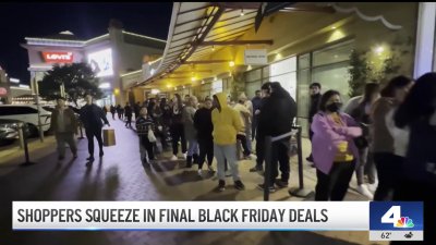 Shoppers squeeze in final Black Friday deals at Citadel Outlets