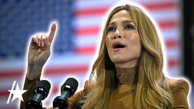 Jennifer Lopez gets emotional in speech at Kamala Harris nevada rally