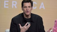 Jim Carrey participates in the Showtime “Kidding” panel during the Summer 2019 Television Critics Association Press Tour at the Beverly Hilton Hotel on Friday, Aug. 2, 2019, in Beverly Hills, Calif.