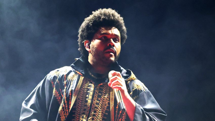 LAS VEGAS, NEVADA – SEPTEMBER 21: (FOR EDITORIAL USE ONLY) The Weeknd performs onstage at the 2024 iHeartRadio Music Festival at T-Mobile Arena on September 21, 2024 in Las Vegas, Nevada. (Photo by Kevin Mazur/Getty Images for iHeartRadio)