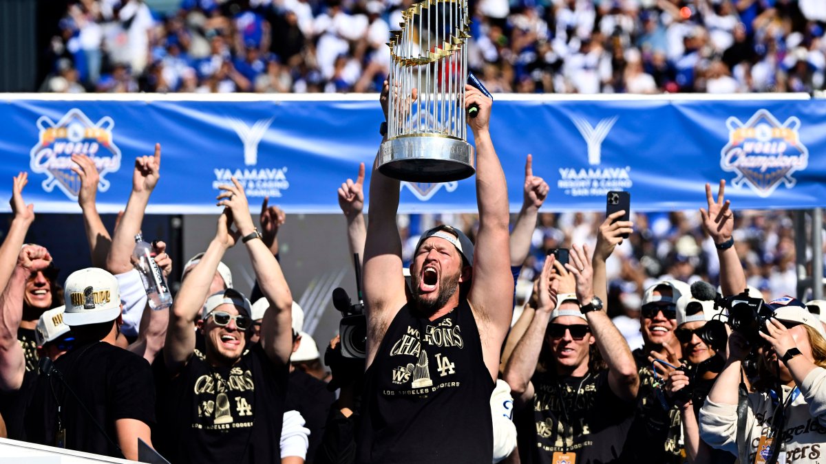 Key moments from the Dodgers World Series parade NBC Los Angeles