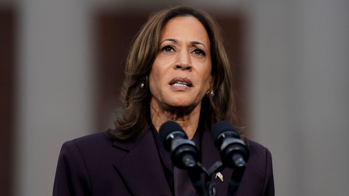 Kamala Harris concedes before an emotional crowd at her alma mater