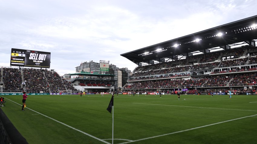 WASHINGTON, DC – NOVEMBER 10: A general view at Audi Field during the second half between Washington Spirit and Bay FC on November 10, 2024 in Washington, DC. (Photo by Timothy Nwachukwu/Getty Images)