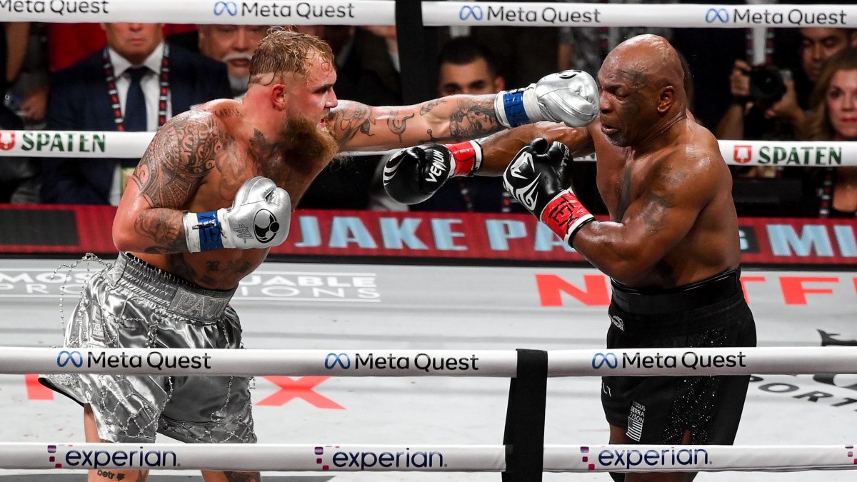 Who won Mike Tyson vs. Jake Paul? Fight ends with UD, boos from crowd – NBC Los Angeles