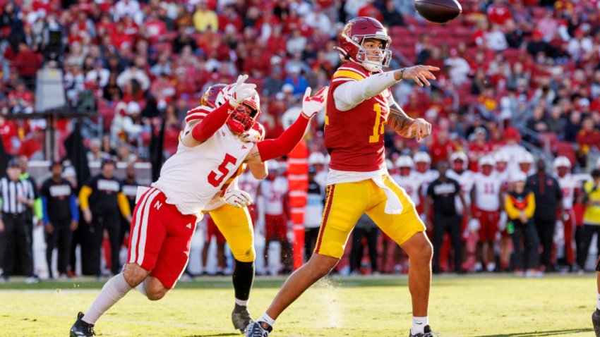 USC vs Nebraska in Los Angeles, CA.