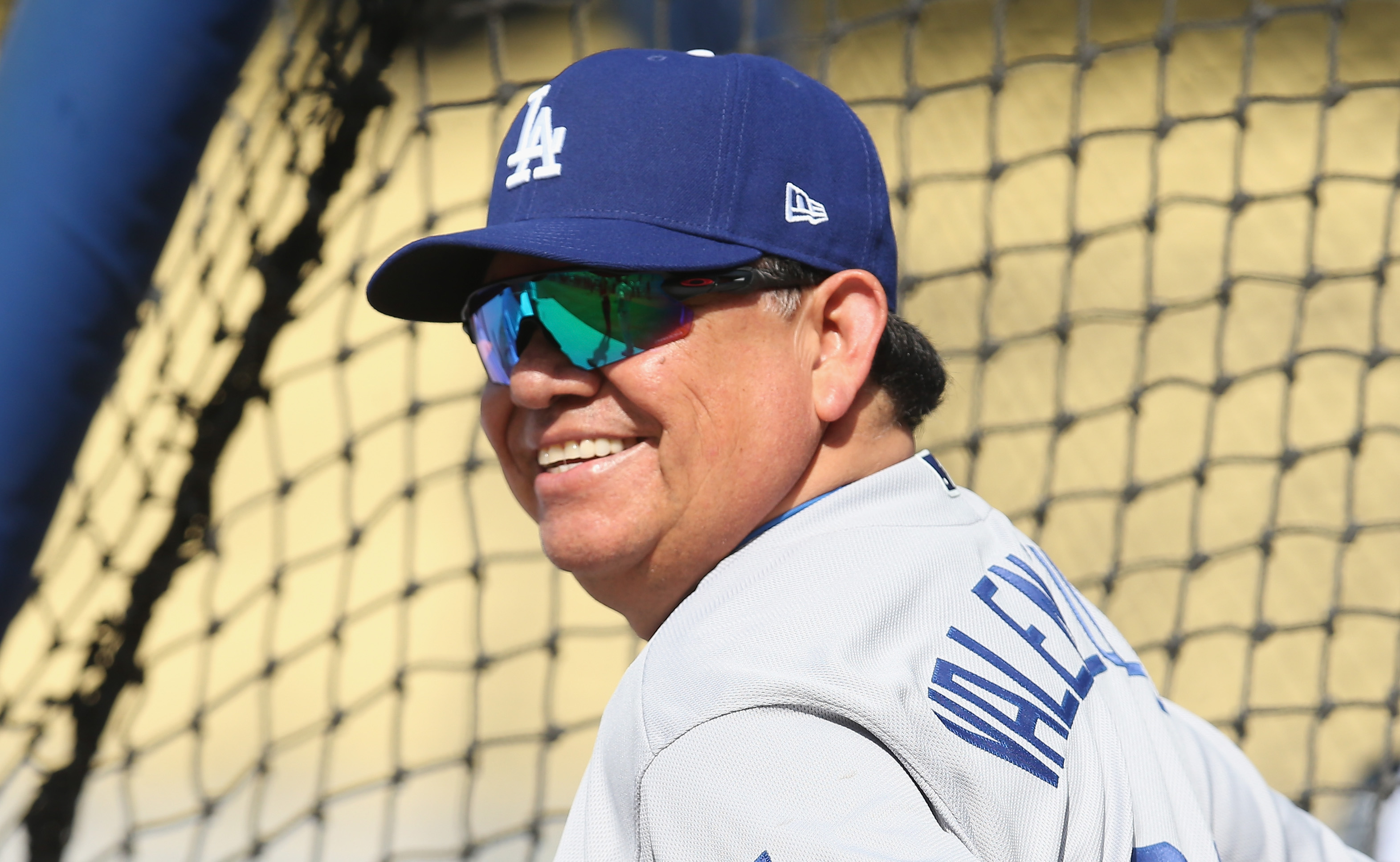 LOS ANGELES, CA – JUNE 10:  Legendary Los Angeles Dodgers pitcher Fernanado Valenzuela smiles during batting practice before the Dodgers Old Timer’s game at Dodger Stadium on June 10, 2017 in Los Angeles, California.  (Photo by Stephen Dunn/Getty Images)