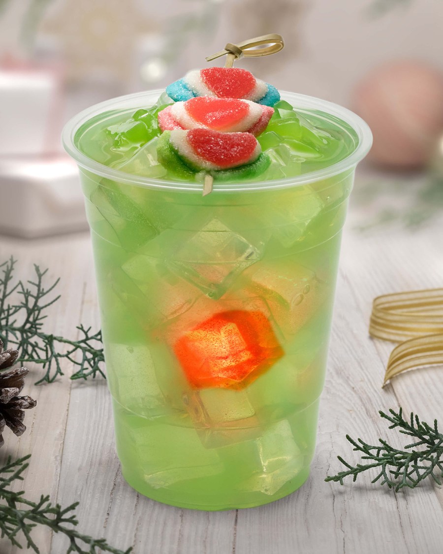 Grinch heart lemonade