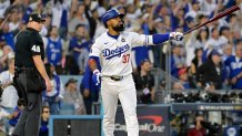 Dodgers outfielder Teoscar Hernandez