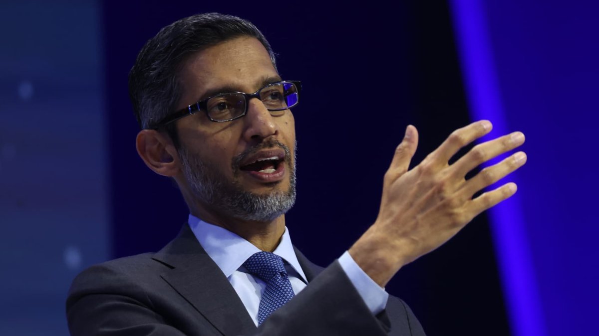 Google CEO Sundar Pichai says he’d love to do side-by-side comparison ...