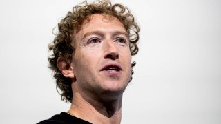 Mark Zuckerberg, chief executive officer of Meta Platforms Inc., during the Meta Connect event in Menlo Park, California, US, on Wednesday, Sept. 25, 2024. 