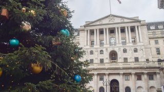 The Bank of England pictured in December 2024.