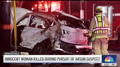 Woman killed during pursuit of arson suspect in Fountain Valley