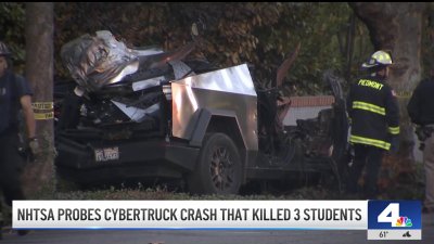 NHTSA probes Cybertruck crash that killed 3 students in the Bay Area