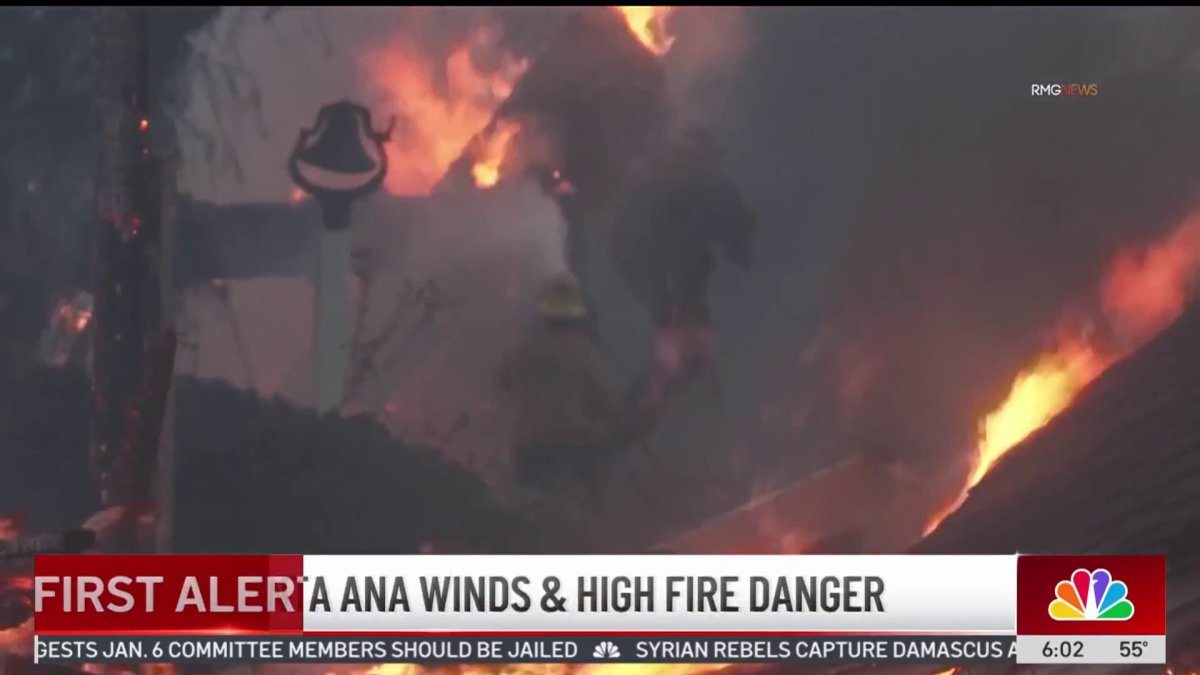 Return of Santa Ana winds prompts red flag warning, fire danger – NBC ...