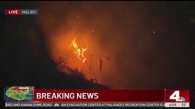 Franklin Fire continues to burn in Malibu area