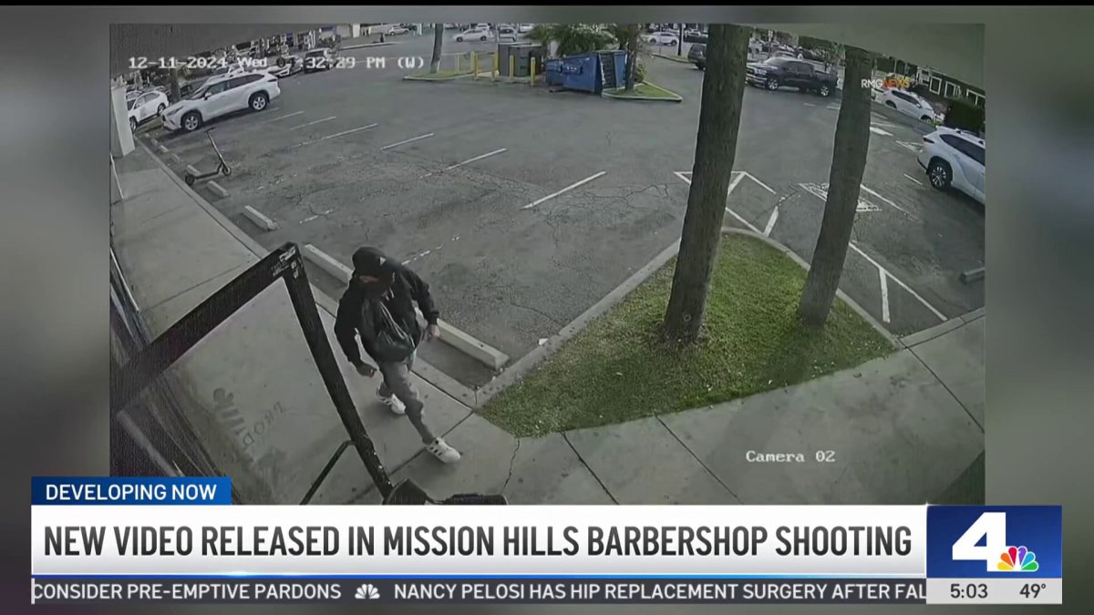 New video released in Mission Hills barbershop shooting – NBC Los Angeles
