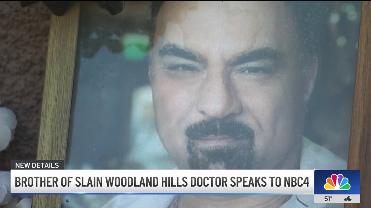 Brother of slain Woodland Hills doctor speaks out – NBC Los Angeles