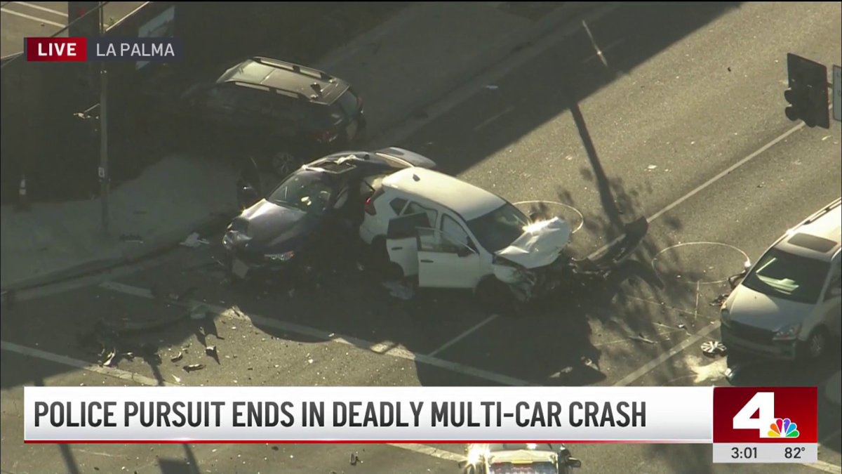 Pursuit ends in deadly crash in La Palma – NBC Los Angeles