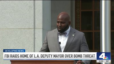 FBI raids home of LA deputy mayor over bomb threat