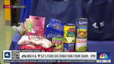 NBC4 and Telemundo 52's food distribution event on Dec. 19