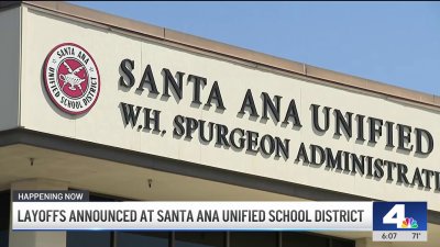 Layoffs announced at Santa Ana Unified School District