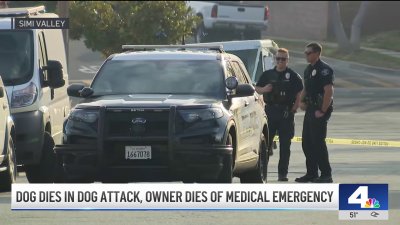 Dog dies in dog attack, owner dies of medical emergency after in Simi Valley