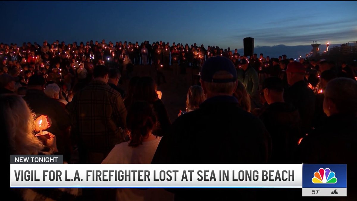 Vigil for LA firefighter lost at sea in Long Beach NBC Los Angeles