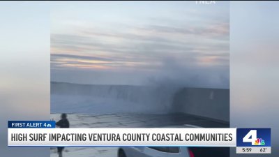 High surf impacts SoCal beaches