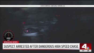 Two people arrested following high-speed chase in the South Bay area