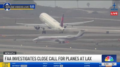 FAA investigating close call for planes at LAX