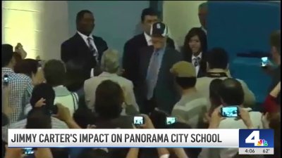 Jimmy Carter's impact on Panorama City school