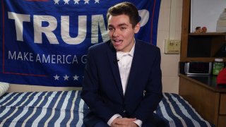 Nick Fuentes faces battery charge after confrontation at Illinois home