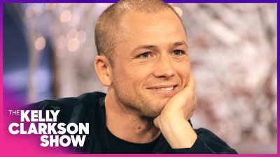 Taron Egerton is low-key obsessed with Christmas candles