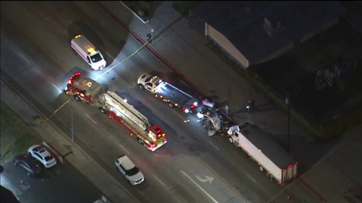 Fatal Crash Shuts Down Covina Streets