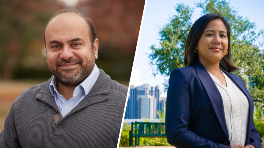 Los Angeles City Council members Adrin Nazarian and Ysabel Jurado are pictured.