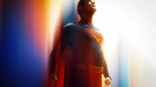 This release gives fans their first look at David Corenswet’s version of Superman.