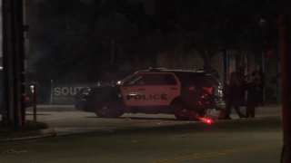 Police in Torrance respond to an officer-involved shooting on Monday, Dec. 2, 2024.