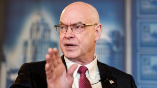 David Burritt, president and chief executive officer of US Steel Corp., speaks during an Economic Club of Detroit event in Detroit, Michigan, US, on Tuesday, Sept. 17, 2024.