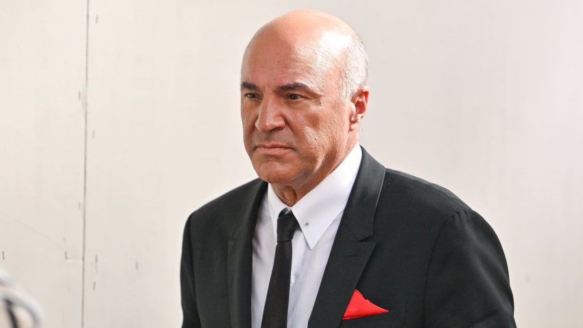 Kevin O’Leary is seen in Midtown Manhattan, New York City, on May 28, 2024.