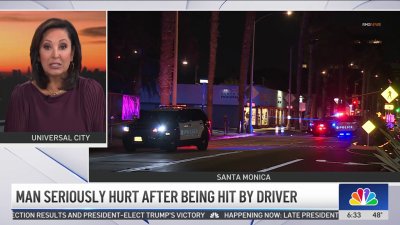 Man seriously hurt after being hit by driver in Santa Monica