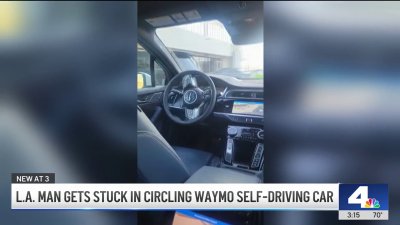 LA man goes round in circles during Waymo ride