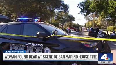 Woman found dead following house fire in San Marino