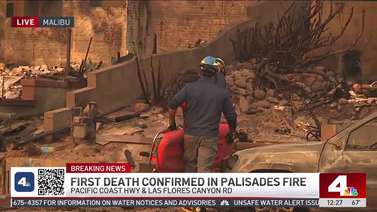 Death confirmed in Palisades Fire – NBC Los Angeles