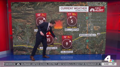 First Alert Forecast: 4 p.m. Thursday wildfire update