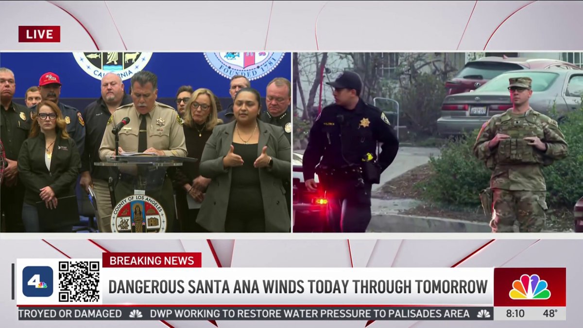 88,000 remain under evacuation orders in LA County – NBC Los Angeles