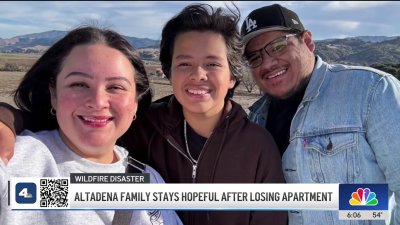 Altadena family grateful for donation drive after losing apartment in Eaton Fire