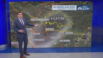 LA communities at risk of ash blowing their way due to fires